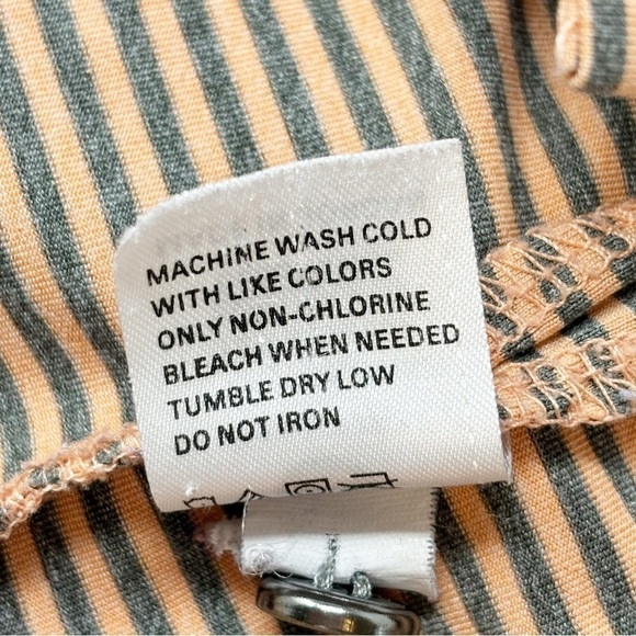 CHASE 54 Men’s Orange Gray Stripe Golf Polo Shirt Cypress Lake Patch Size XL - Picture 10 of 11